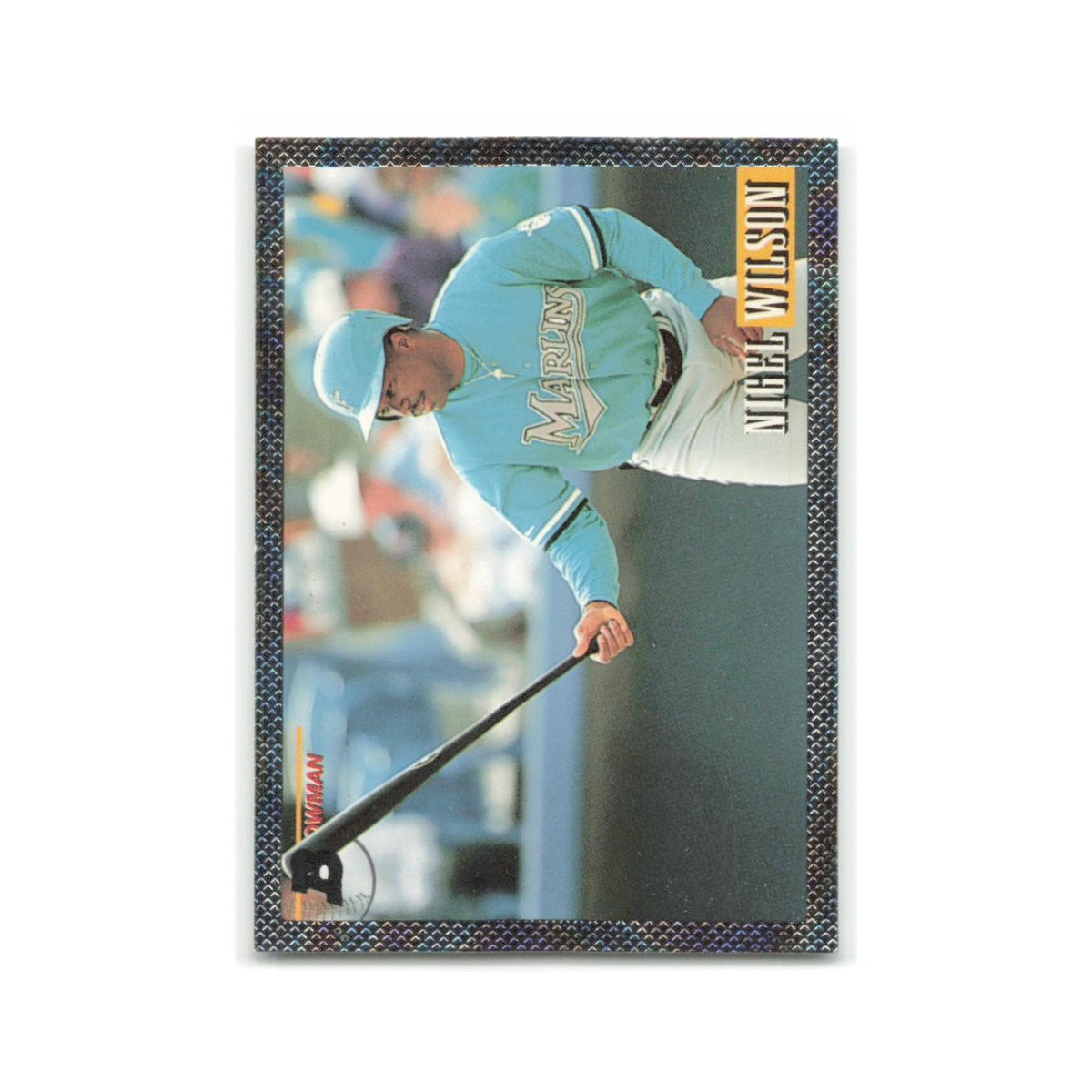 Nigel Wilson Rookie Foil 1993 Bowman #351 Florida Marlins Baseball Card NM