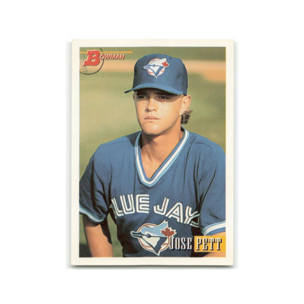 Jose Pett Rookie 1993 Bowman #139 Toronto Blue Jays Baseball Card NM