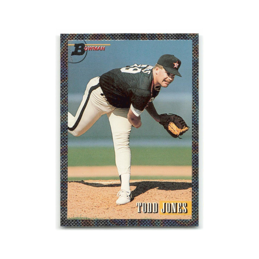 Todd Jones Rookie Foil 1993 Bowman #352 Houston Astros Baseball Card NM