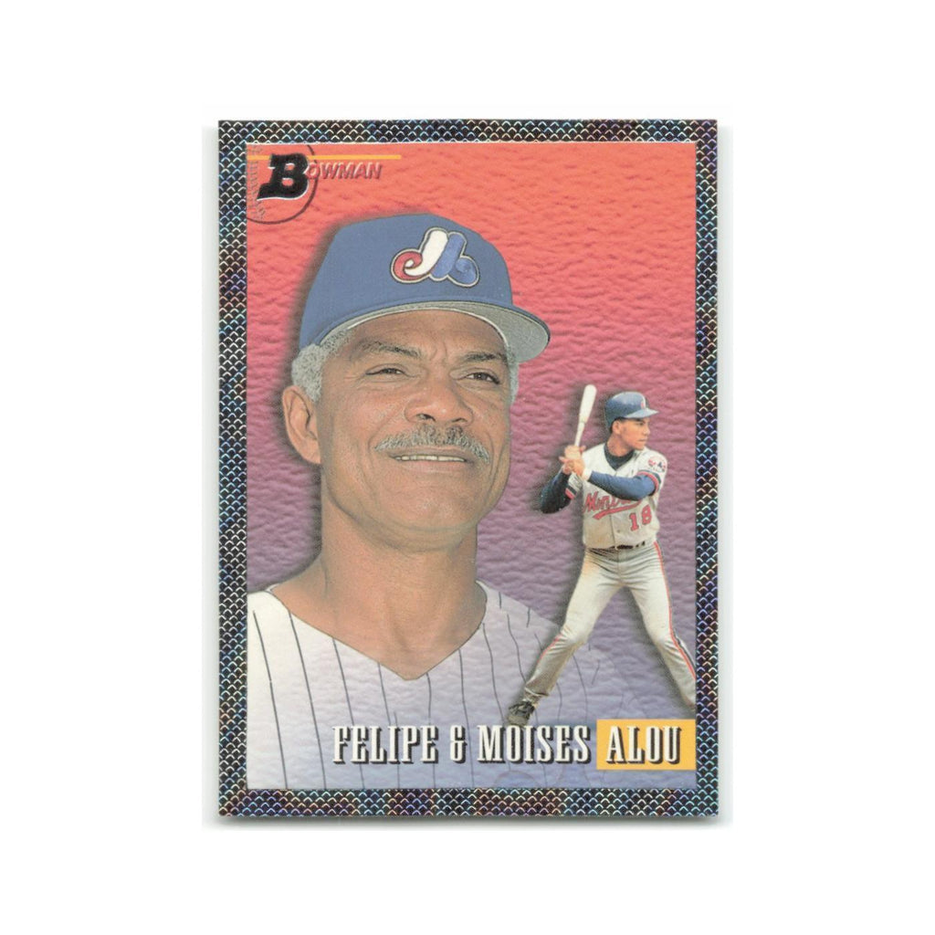 Felipe Alou Moises Alou Foil 1993 Bowman #701 Montreal Expos Baseball Card NM
