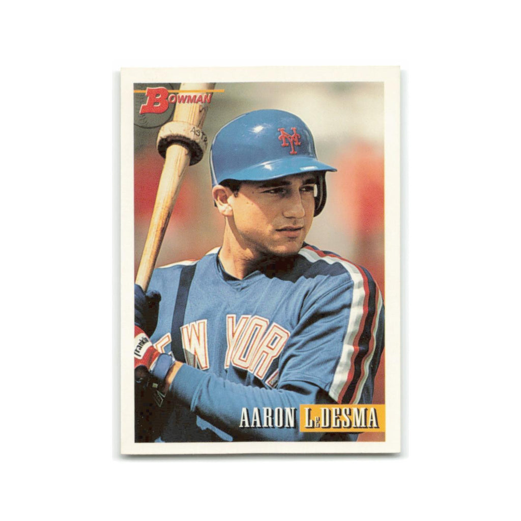 Aaron Ledesma Rookie 1993 Bowman #102 New York Mets Baseball Card NM
