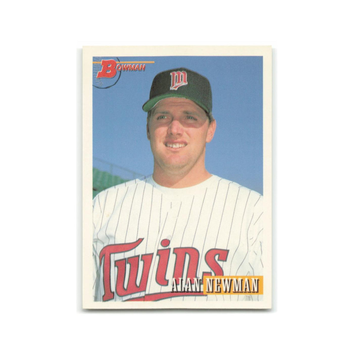 Alan Newman 1993 Bowman #129 Minnesota Twins Baseball Card NM