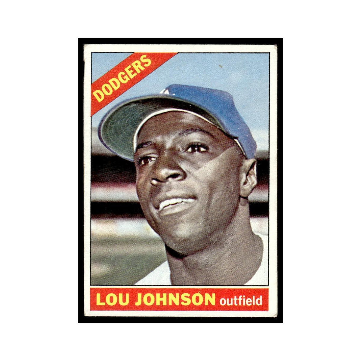 1966 Topps Lou Johnson Dodgers #13
