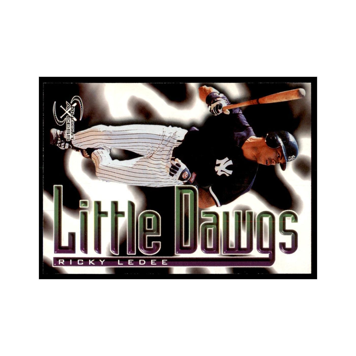 1998 SkyBox Dugout Axcess Ricky Ledee Baseball Cards #110