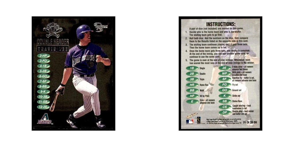 1998 SkyBox Dugout Axcess Travis Lee Baseball Cards #19 OF 20