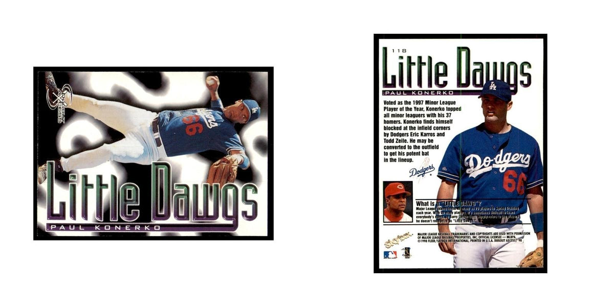 1998 SkyBox Dugout Axcess Paul Konerko Baseball Cards #118