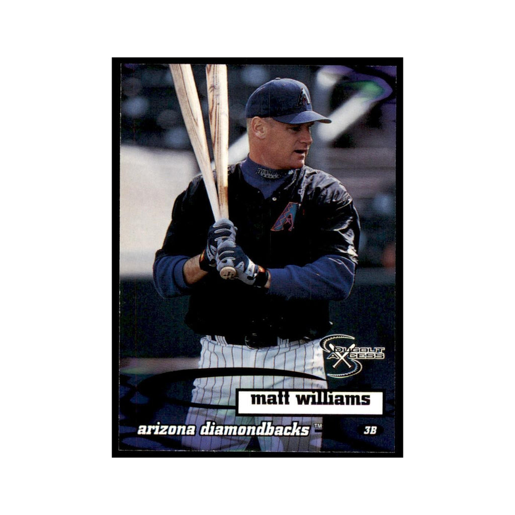 1998 SkyBox Dugout Axcess Matt Williams Baseball Cards #2