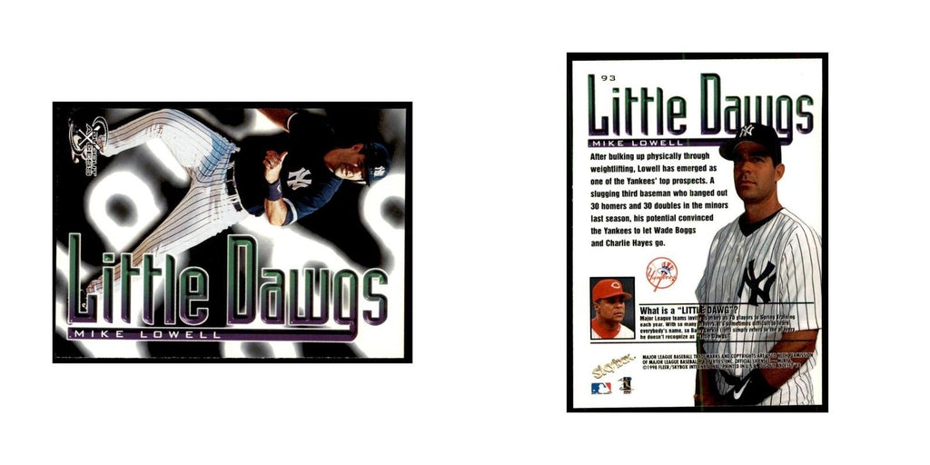 1998 SkyBox Dugout Axcess Mike Lowell Baseball Cards #93
