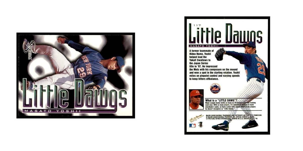 1998 SkyBox Dugout Axcess Masato Yoshii Baseball Cards #117