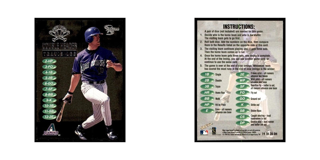 1998 SkyBox Dugout Axcess Travis Lee Baseball Cards #19 OF 20