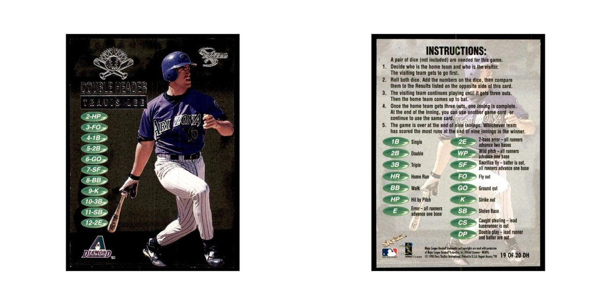 1998 SkyBox Dugout Axcess Travis Lee Baseball Cards #19 OF 20