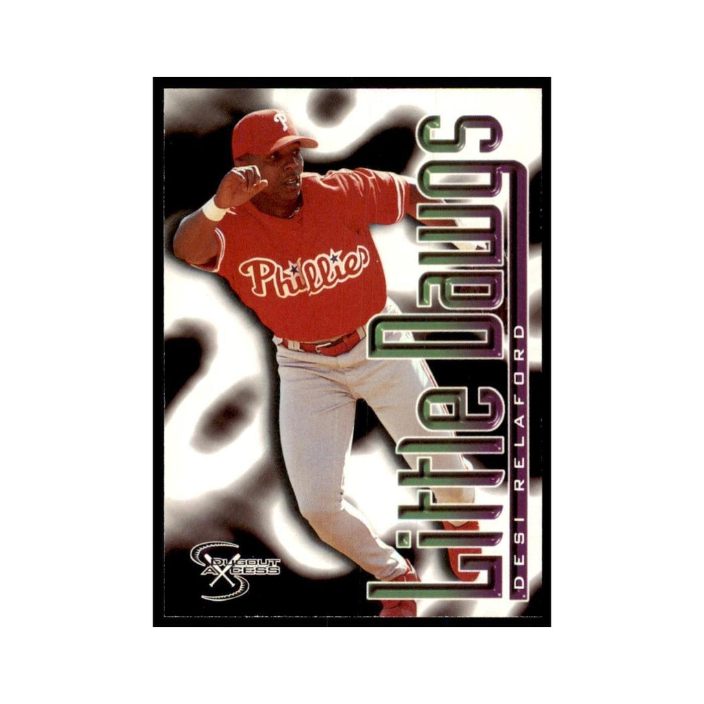 1998 SkyBox Dugout Axcess Desi Relaford Baseball Cards #107