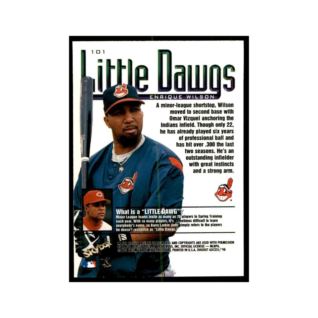 1998 SkyBox Dugout Axcess Enrique Wilson Baseball Cards #101