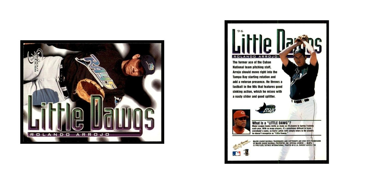 1998 SkyBox Dugout Axcess Rolando Arrojo Baseball Cards #96