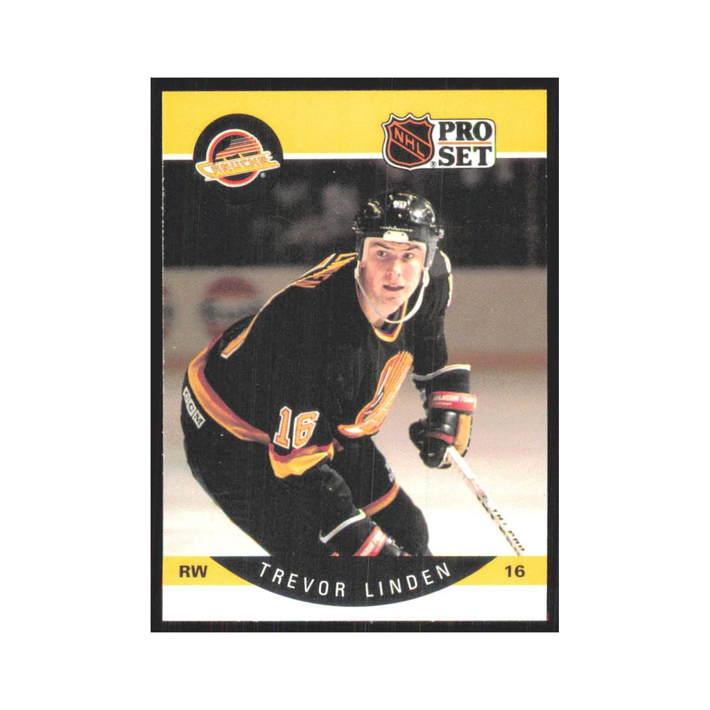 1990 Pro Set Trevor Linden Vancouver Canucks #299