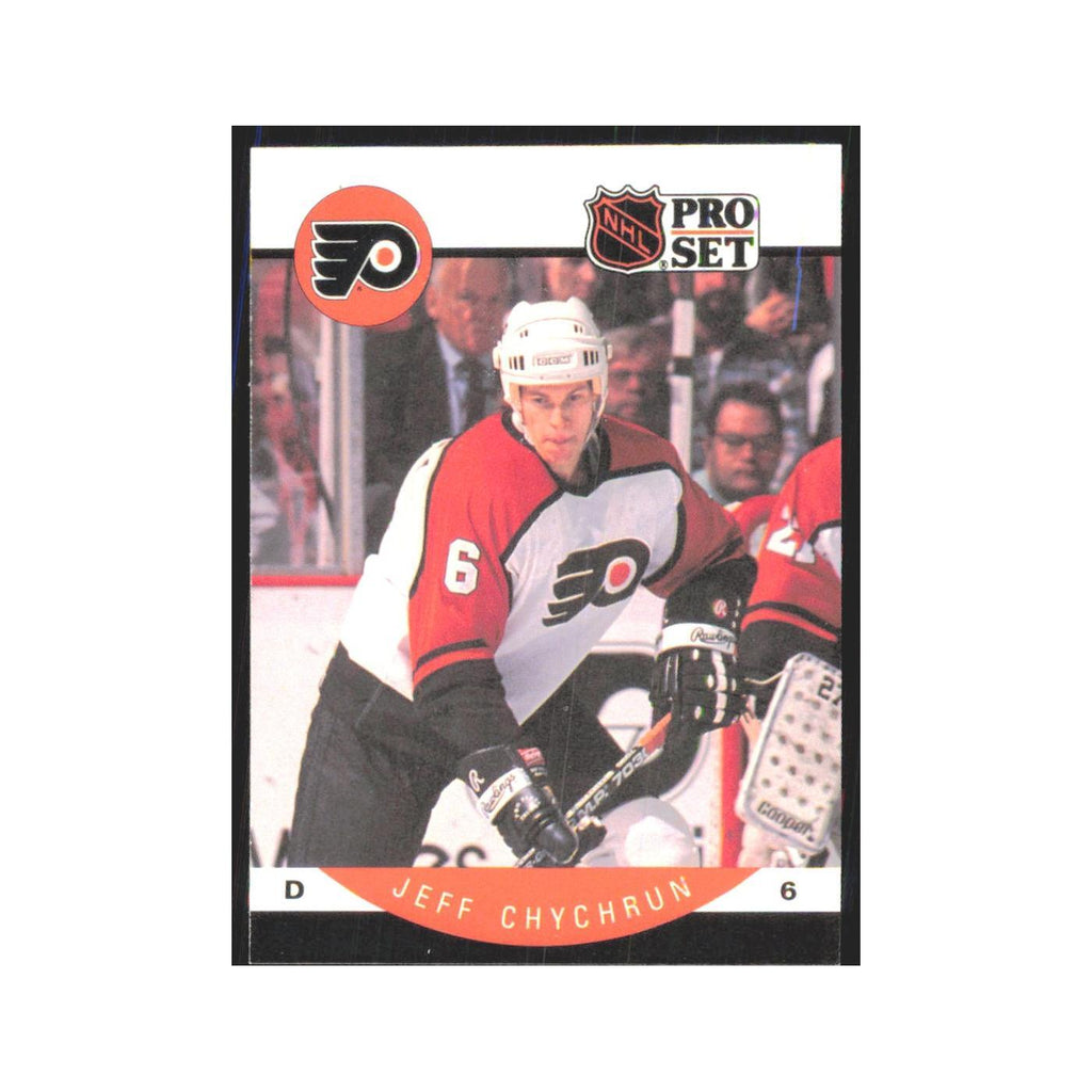 1990 Pro Set Jeff Chychrun Philadelphia Flyers #213