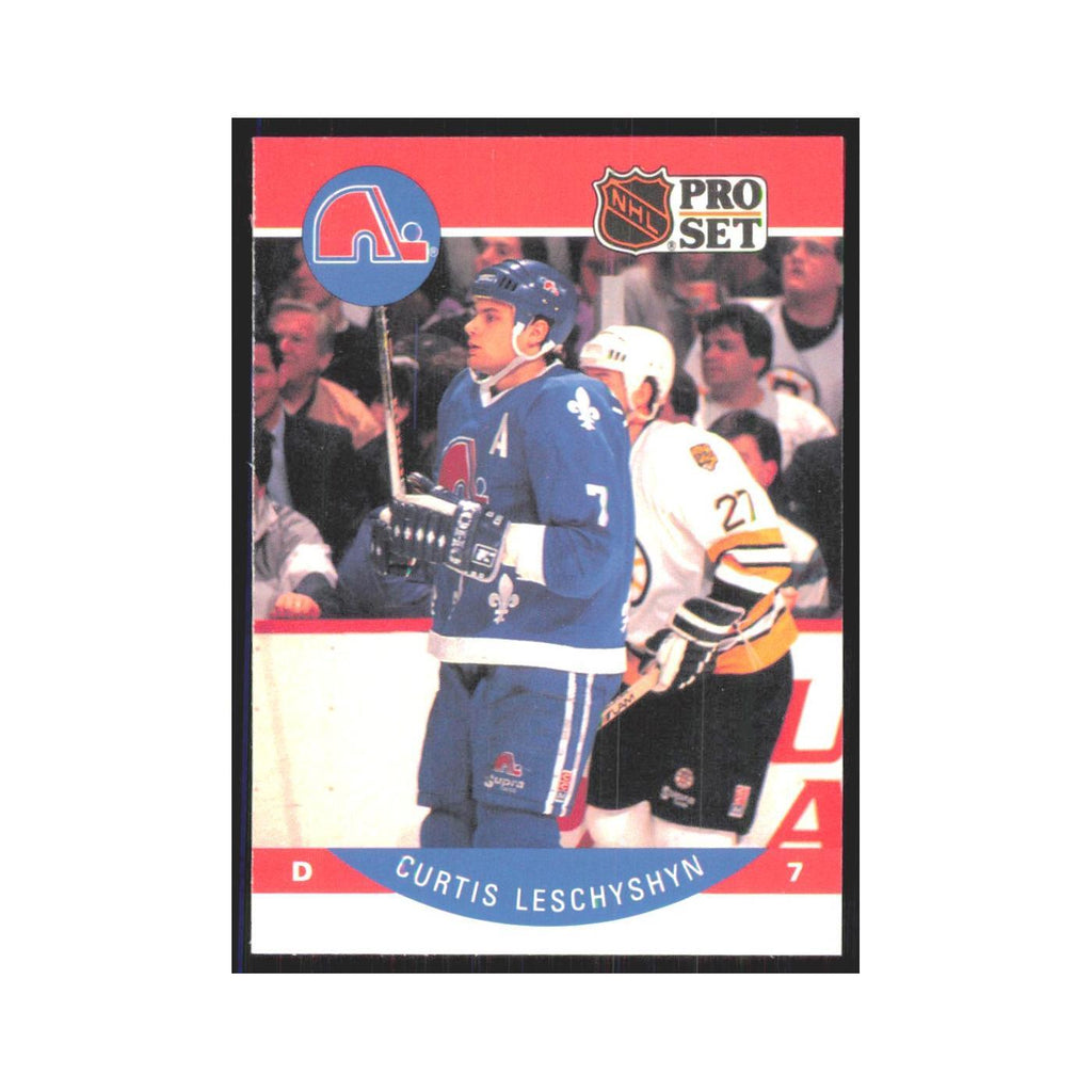 1990 Pro Set Curtis Leschyshyn Quebec Nordiques #251