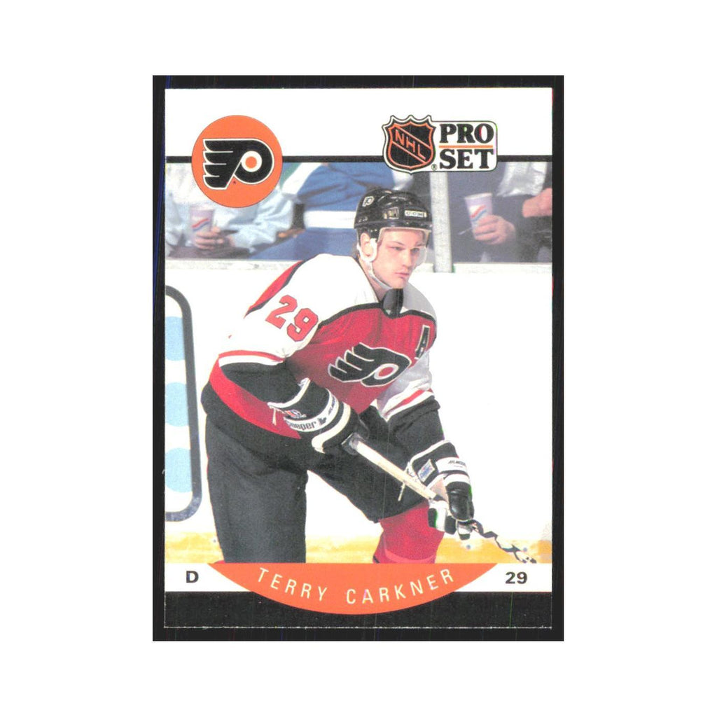1990 Pro Set Terry Carkner Philadelphia Flyers #212