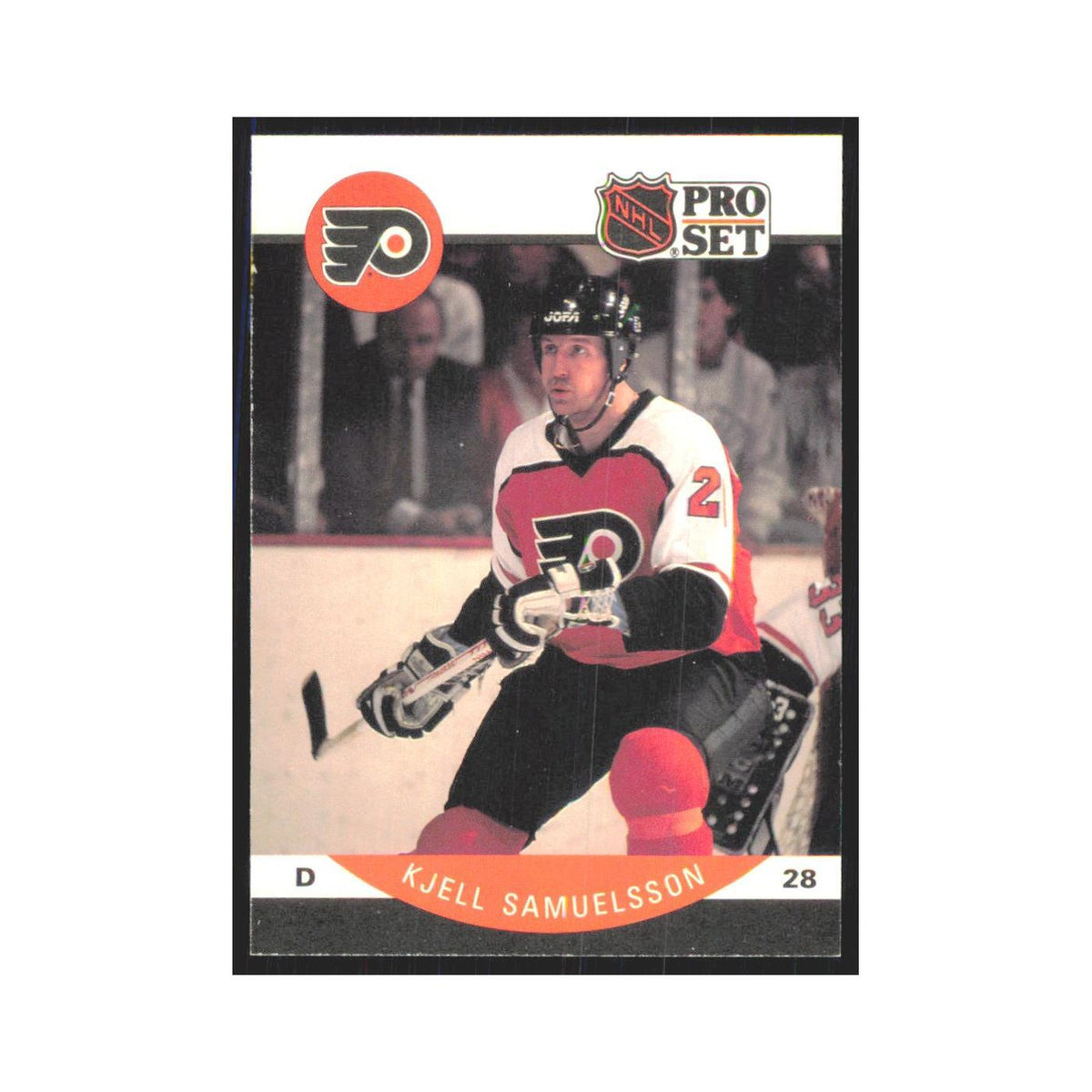 1990 Pro Set Kjell Samuelsson Philadelphia Flyers #222