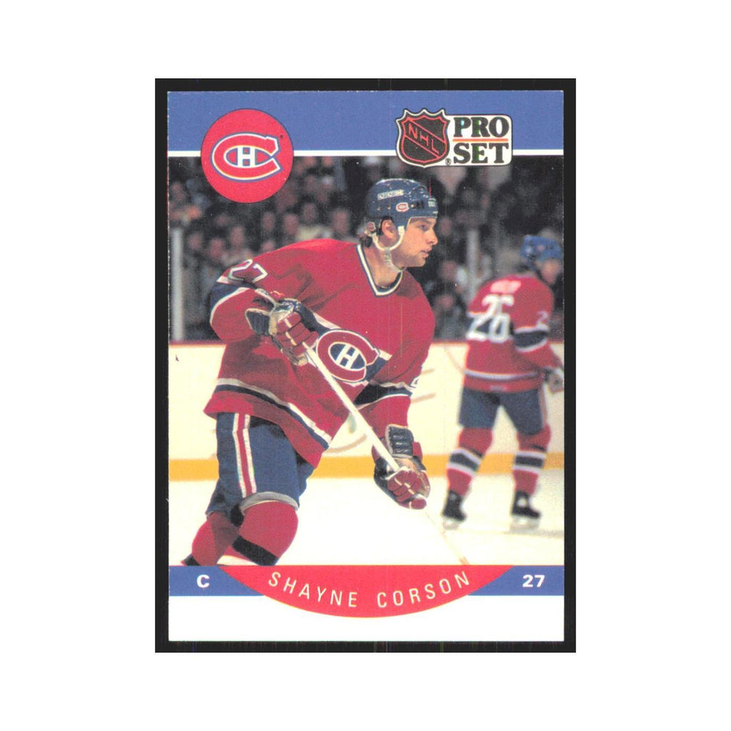 1990 Pro Set Shayne Corson Montreal Canadiens #148