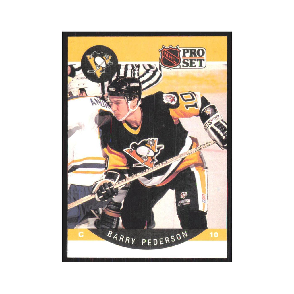 1990 Pro Set Barry Pederson Pittsburgh Penguins #238