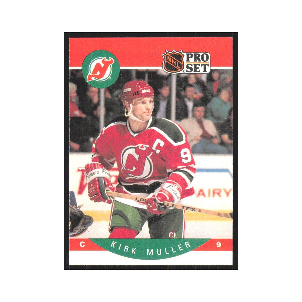 1990 Pro Set Kirk Muller New Jersey Devils #172