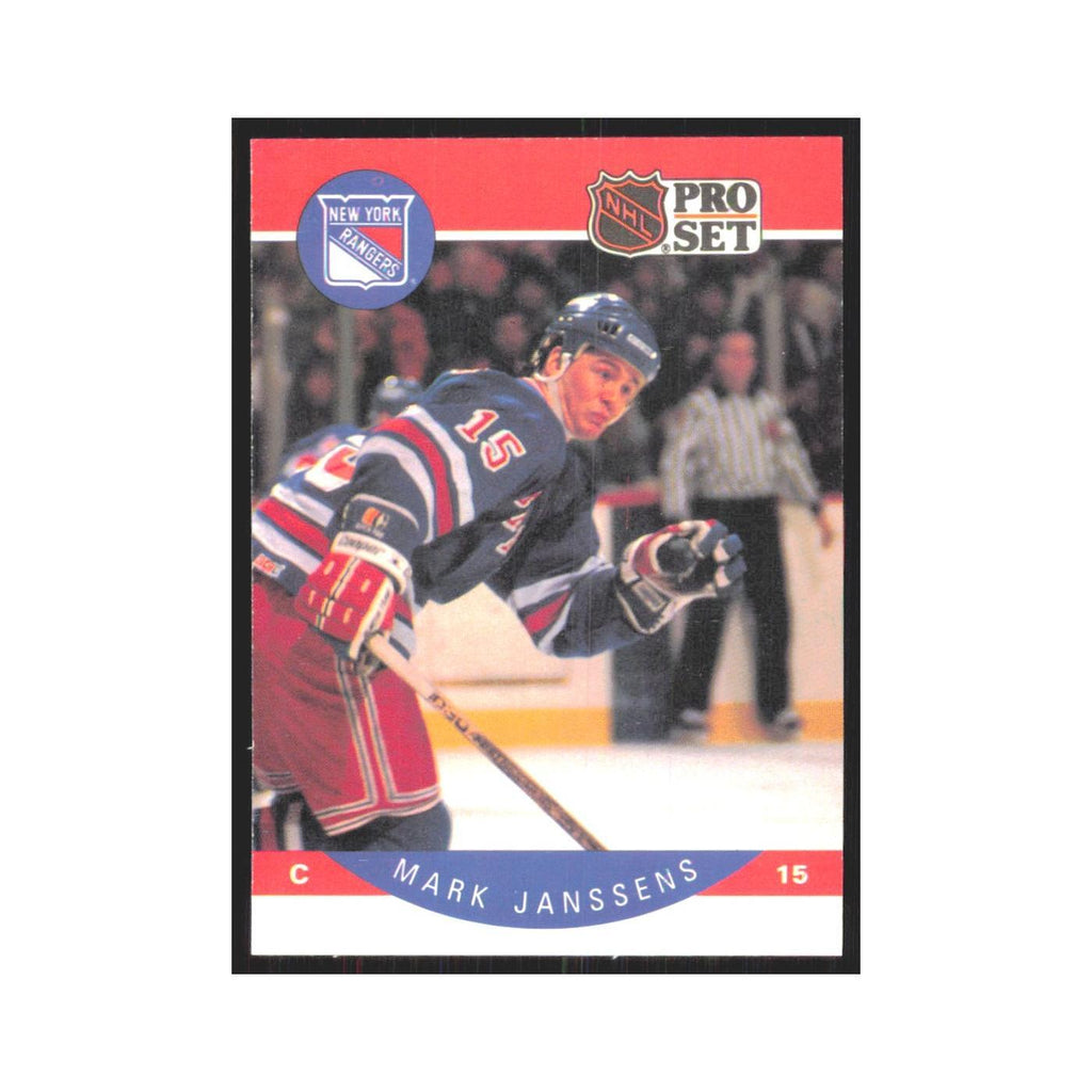 1990 Pro Set Mark Janssens New York Rangers #199