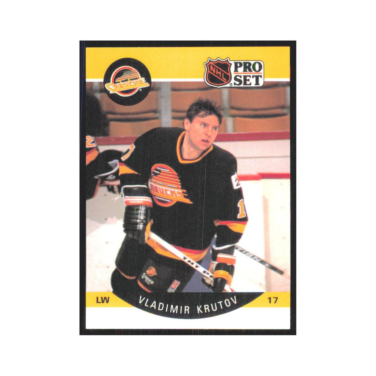1990 Pro Set Vladimir Krutov Vancouver Canucks #296