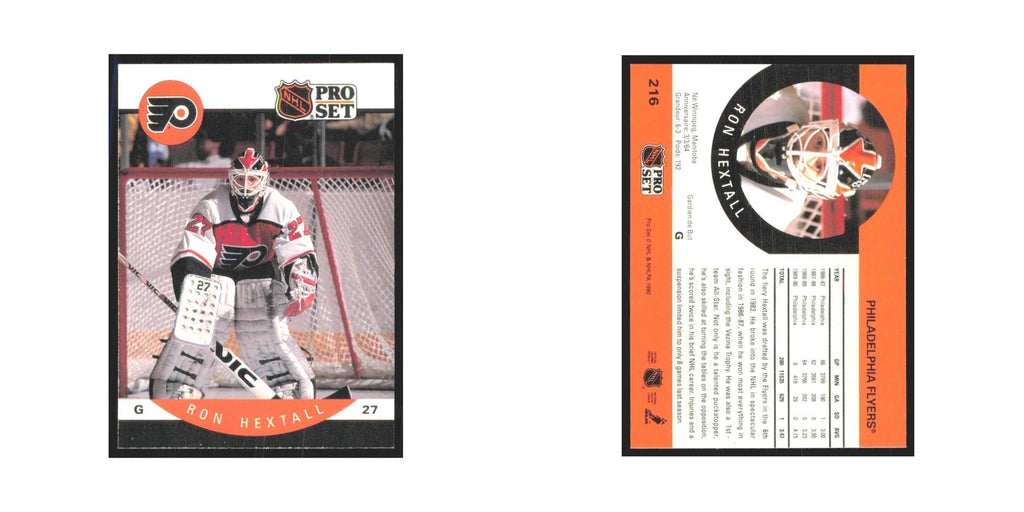 1990 Pro Set Ron Hextall Philadelphia Flyers #216