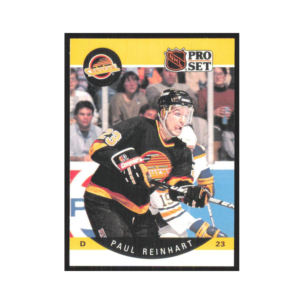 1990 Pro Set Paul Reinhart Vancouver Canucks #304