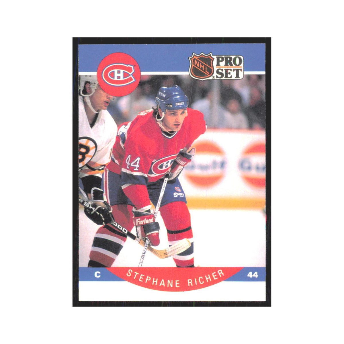 1990 Pro Set Stephane Richer Montreal Canadiens #156