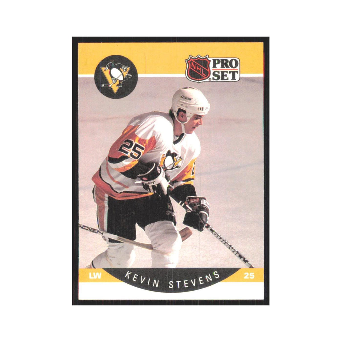 1990 Pro Set Kevin Stevens Pittsburgh Penguins #240
