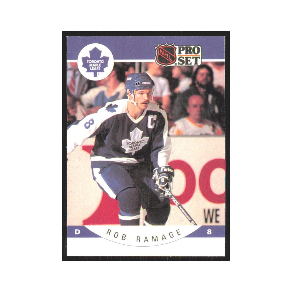 1990 Pro Set Rob Ramage Toronto Maple Leafs #288