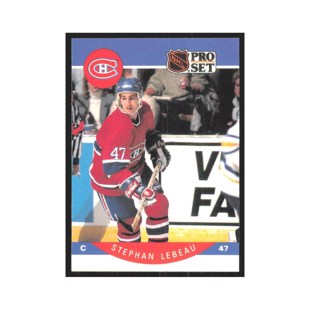 1990 Pro Set Stephan Lebeau Montreal Canadiens #152