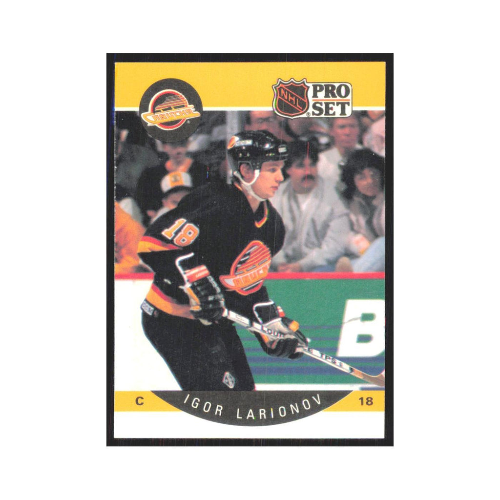 1990 Pro Set Igor Larionov Vancouver Canucks #297