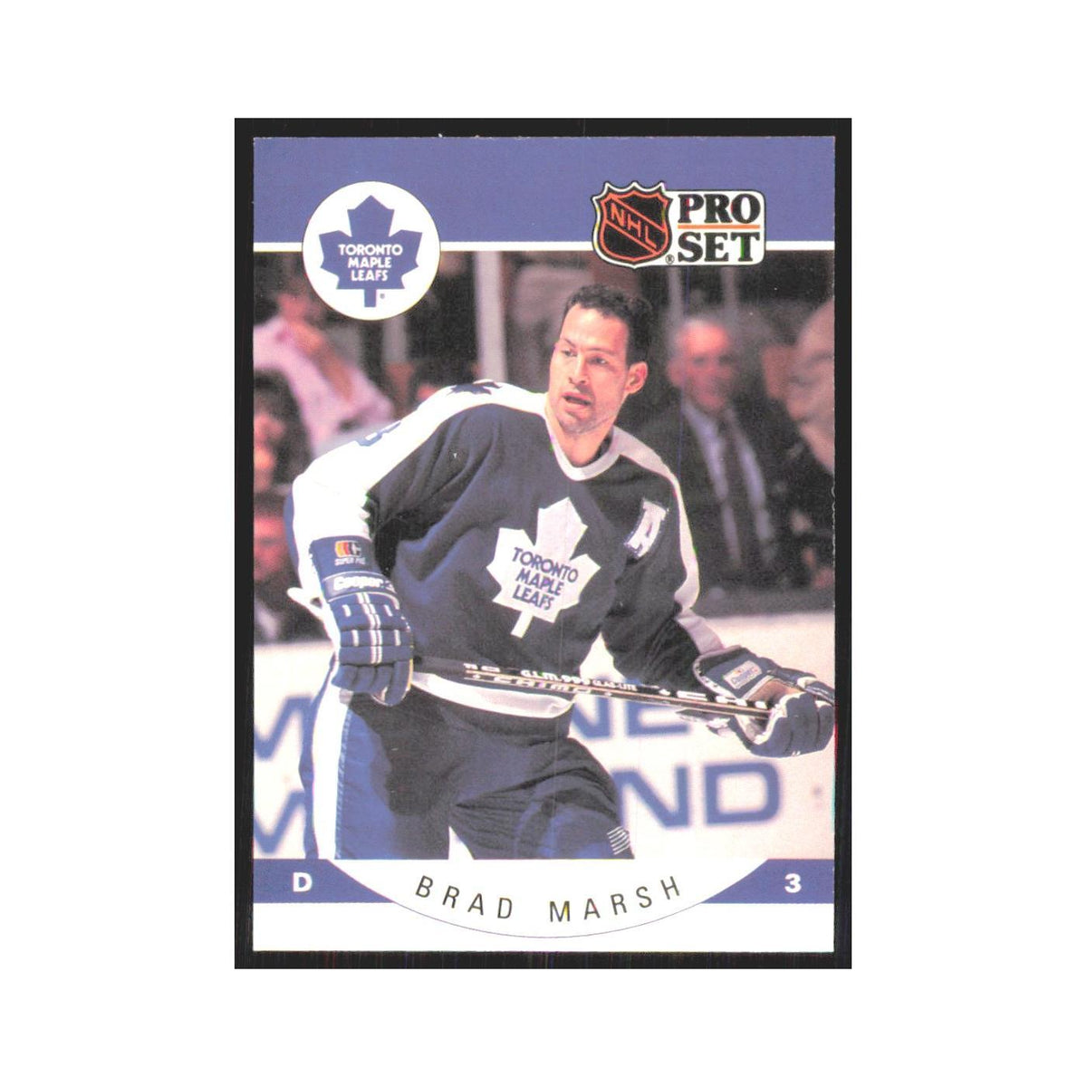 1990 Pro Set Brad Marsh Toronto Maple Leafs #285