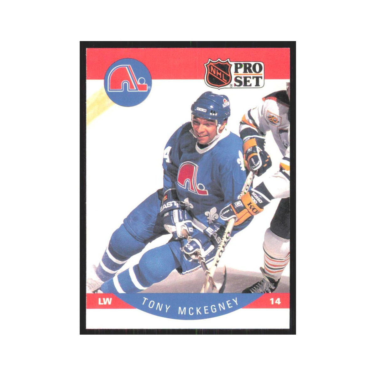 1990 Pro Set Tony McKegney Quebec Nordiques #254