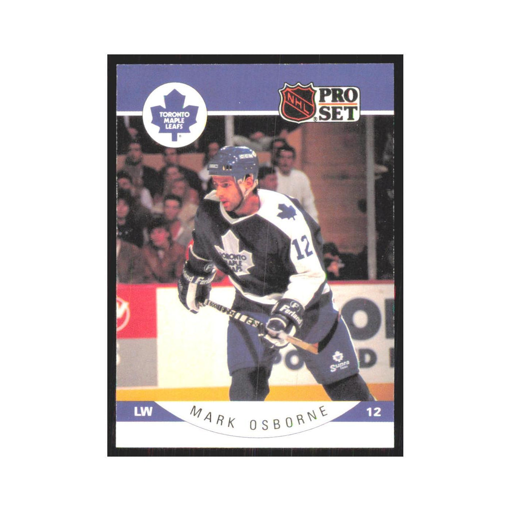 1990 Pro Set Mark Osborne Toronto Maple Leafs #287