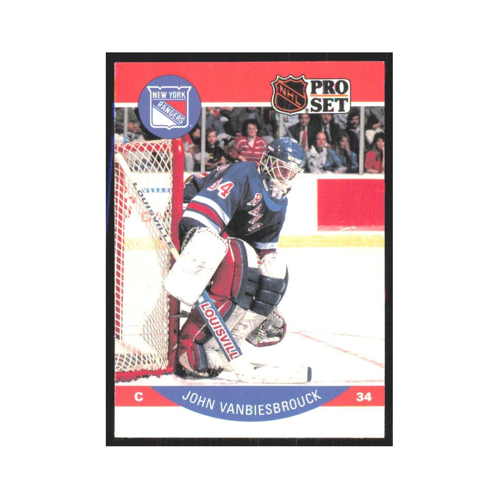 1990 Pro Set John Vanbiesbrouck New York Rangers #209
