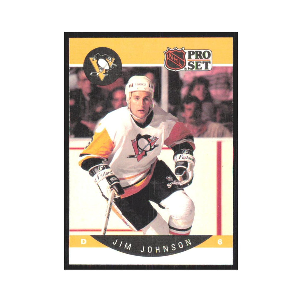 1990 Pro Set Jim Johnson Pittsburgh Penguins #235