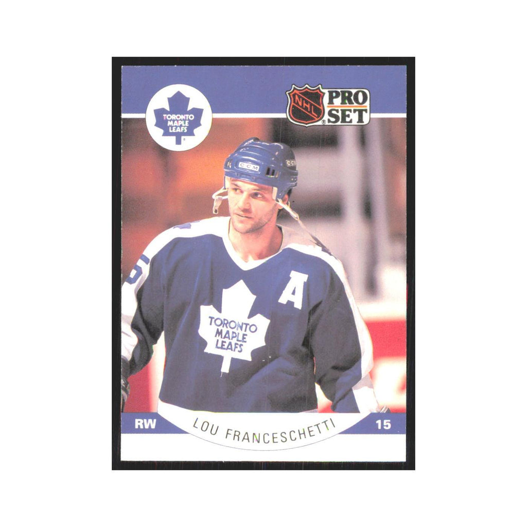 1990 Pro Set Lou Franceschetti Toronto Maple Leafs #280