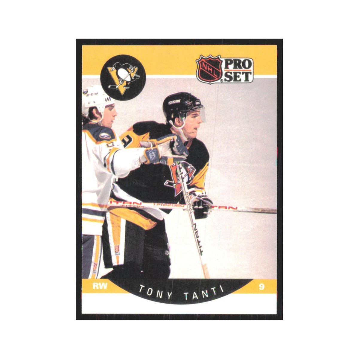 1990 Pro Set Tony Tanti Pittsburgh Penguins #241