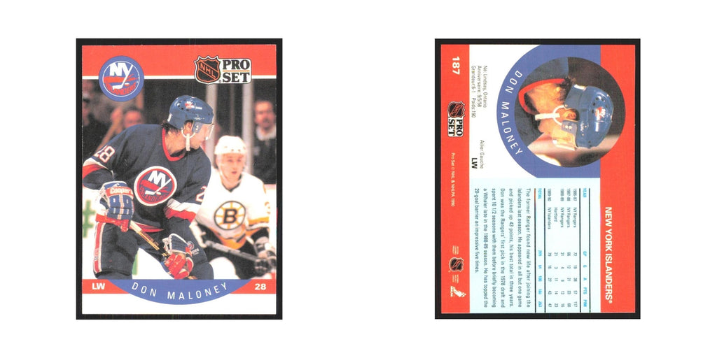 1990 Pro Set Don Maloney New York Islanders #187