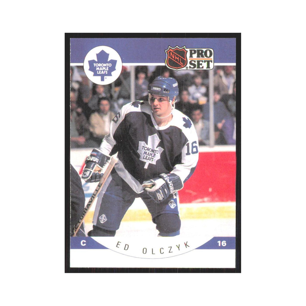 1990 Pro Set Ed Olczyk Toronto Maple Leafs #286