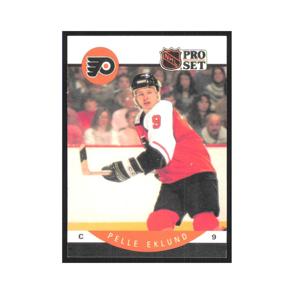 1990 Pro Set Pelle Eklund Philadelphia Flyers #215