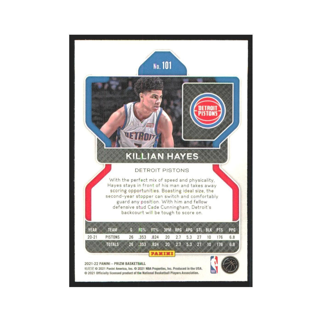 2021 Panini Prizm Killian Hayes Pistons #101