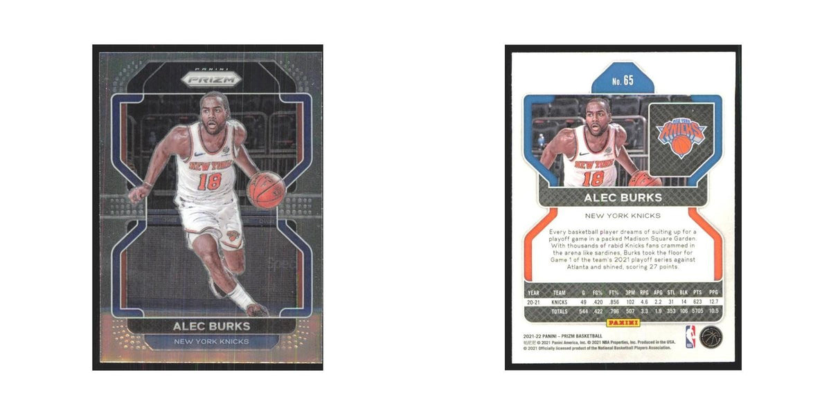 2021 Panini Prizm Alec Burks Knicks #65