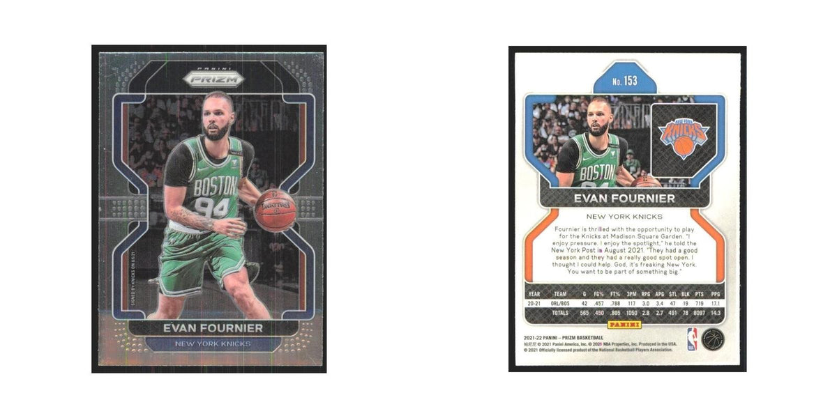2021 Panini Prizm Evan Fournier Knicks #153