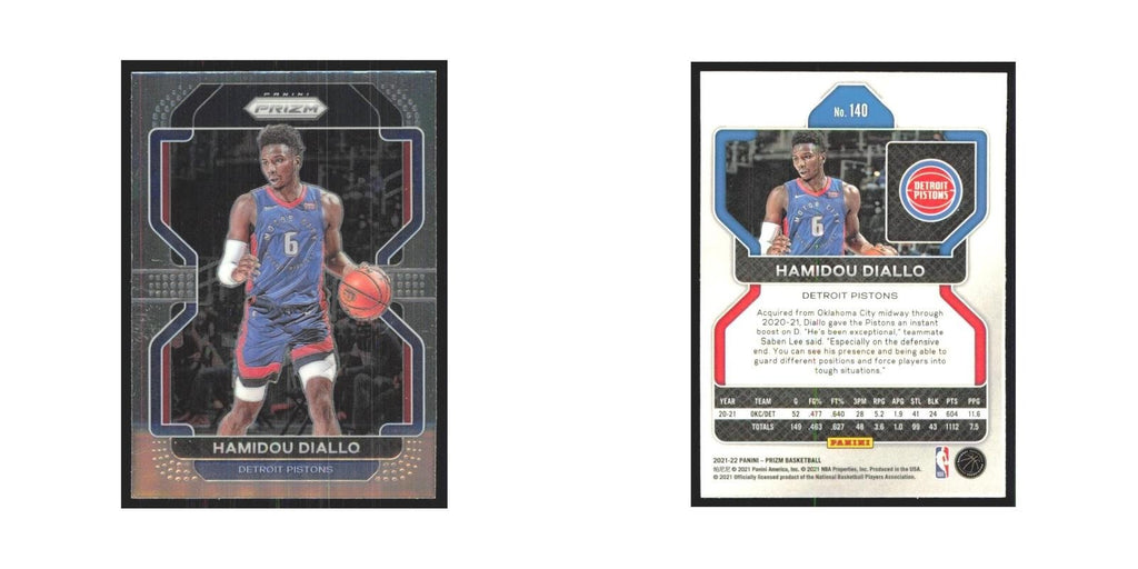 2021 Panini Prizm Hamidou Diallo Pistons #140