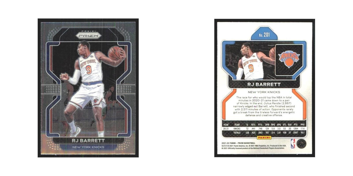 2021 Panini Prizm RJ Barrett Knicks #201